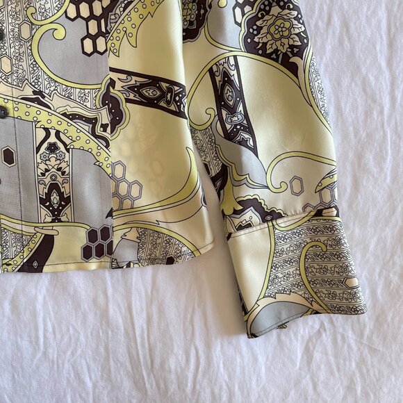 Vintage Ann Taylor 100% Silk Blouse (SP) - Picture 2 of 7